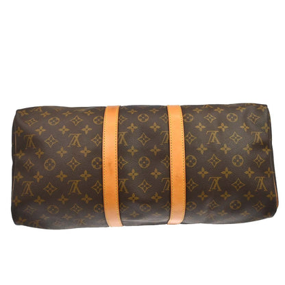 Louis Vuitton Keepall Monogram Canvas, Brown, Canvas, Travel Bag