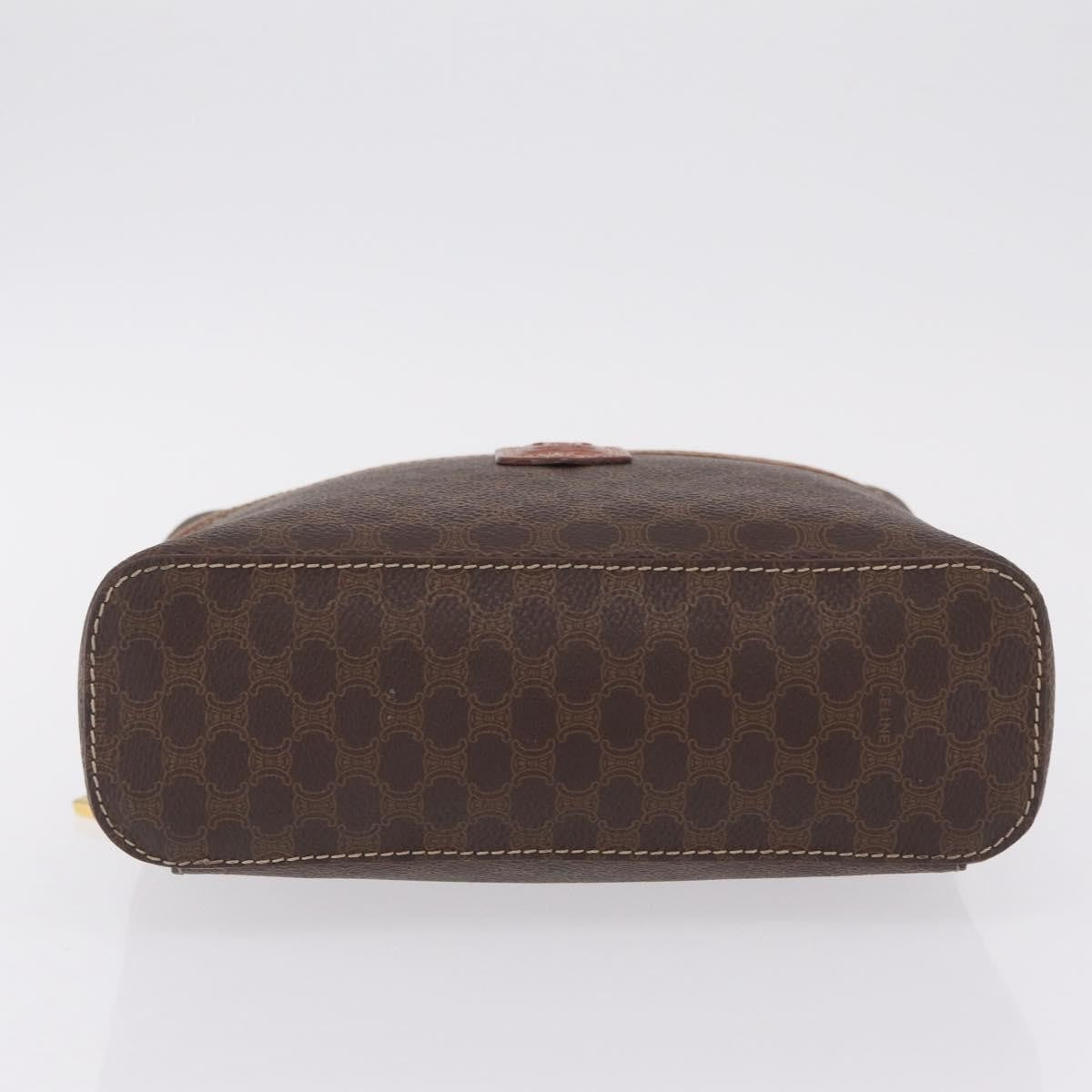 Celine Macadam Vanity Canvas, Brown, Canvas, Clutch