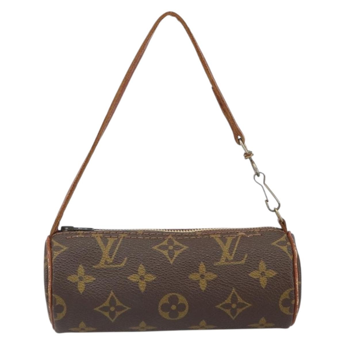 Louis Vuitton Papillon Pochette Monogram Canvas, Brown, Canvas, Clutch