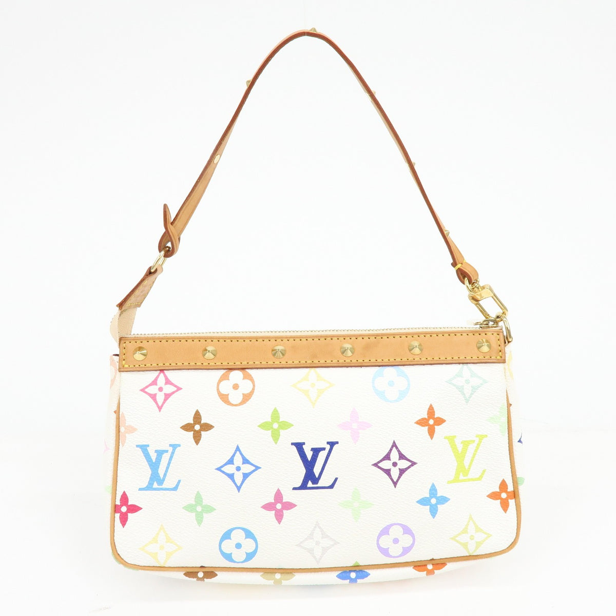 Louis Vuitton Pochette Accessoires Monogram Multicolor, Multicolour, Canvas, Clutch
