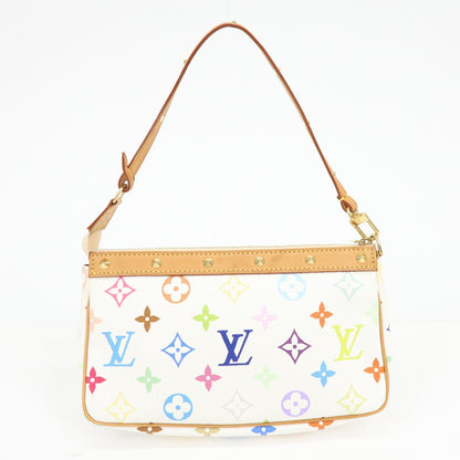 Louis Vuitton Pochette Accessoires Monogram Multicolor, Multicolour, Canvas, Clutch