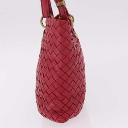 Bottega Veneta Capri Intrecciato Nappa, Red, Leather, Tote Bag