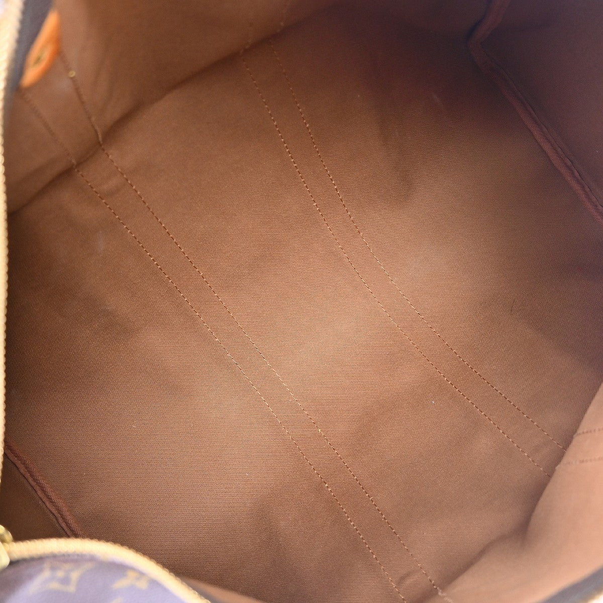 Louis Vuitton Keepall Monogram, Brown, Canvas, Travel Bag