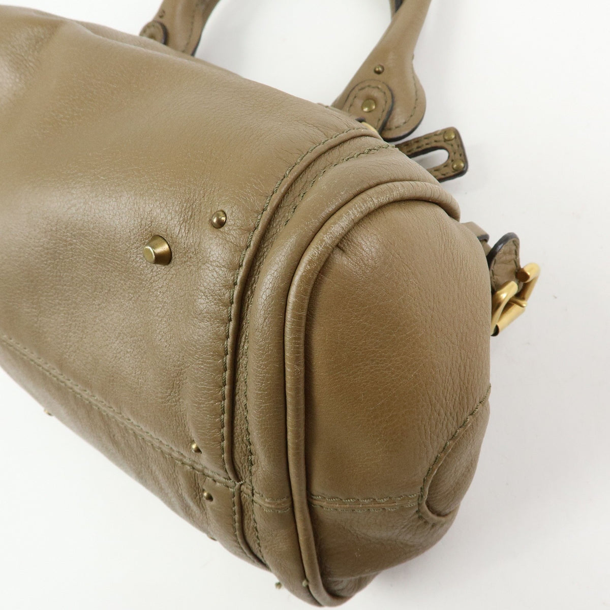 Chloe Paddington Leather, Brown, Leather, Tote Bag