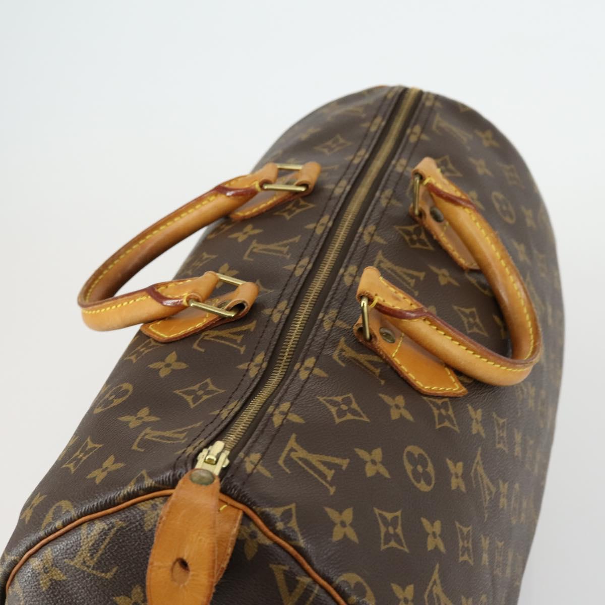 Louis Vuitton Speedy Bandouliere Bag Monogram Canvas, BROWN, CANVAS, Handbag