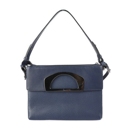 Christian Louboutin Passage, Navy, Leather, shoulder
