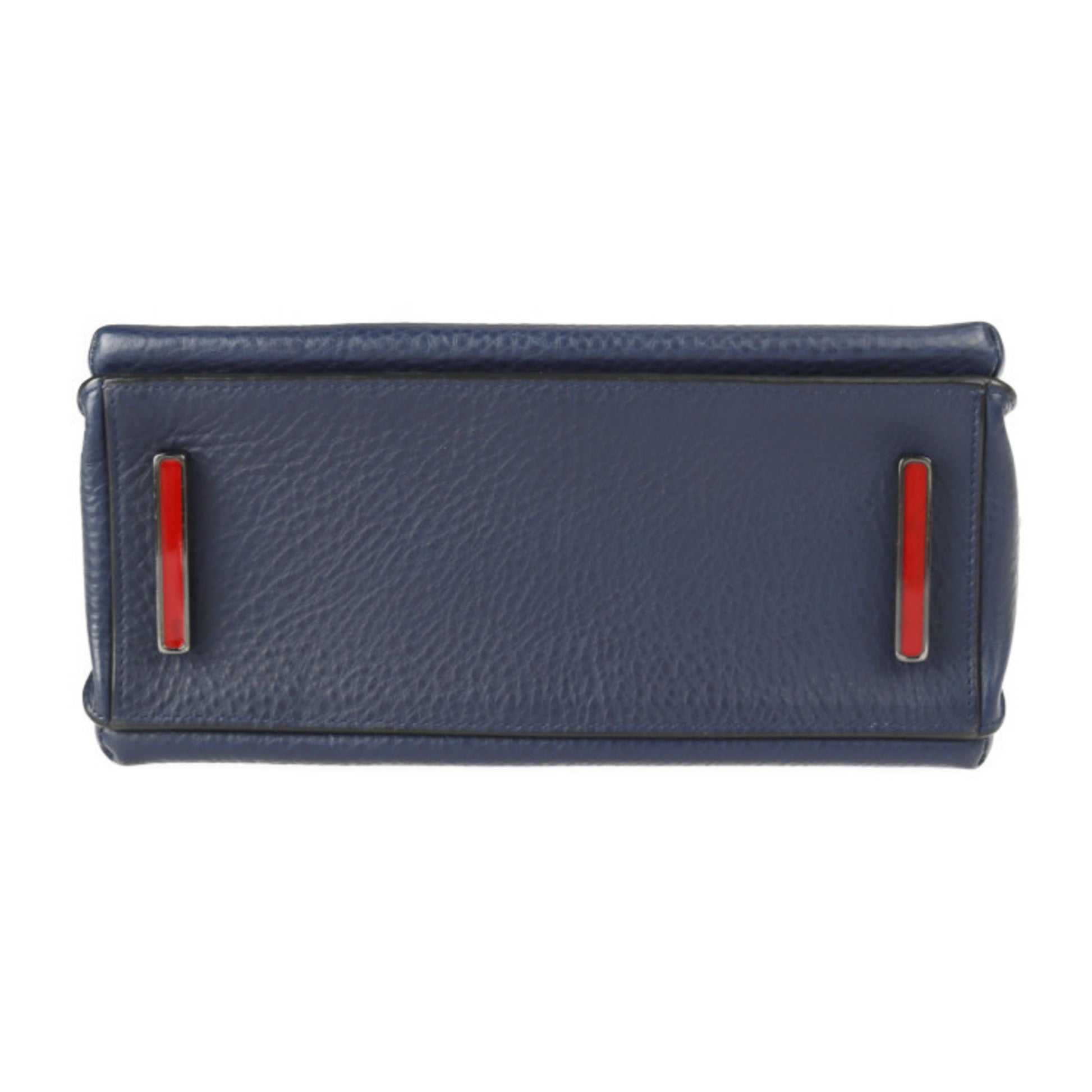 Christian Louboutin Passage, Navy, Leather, shoulder
