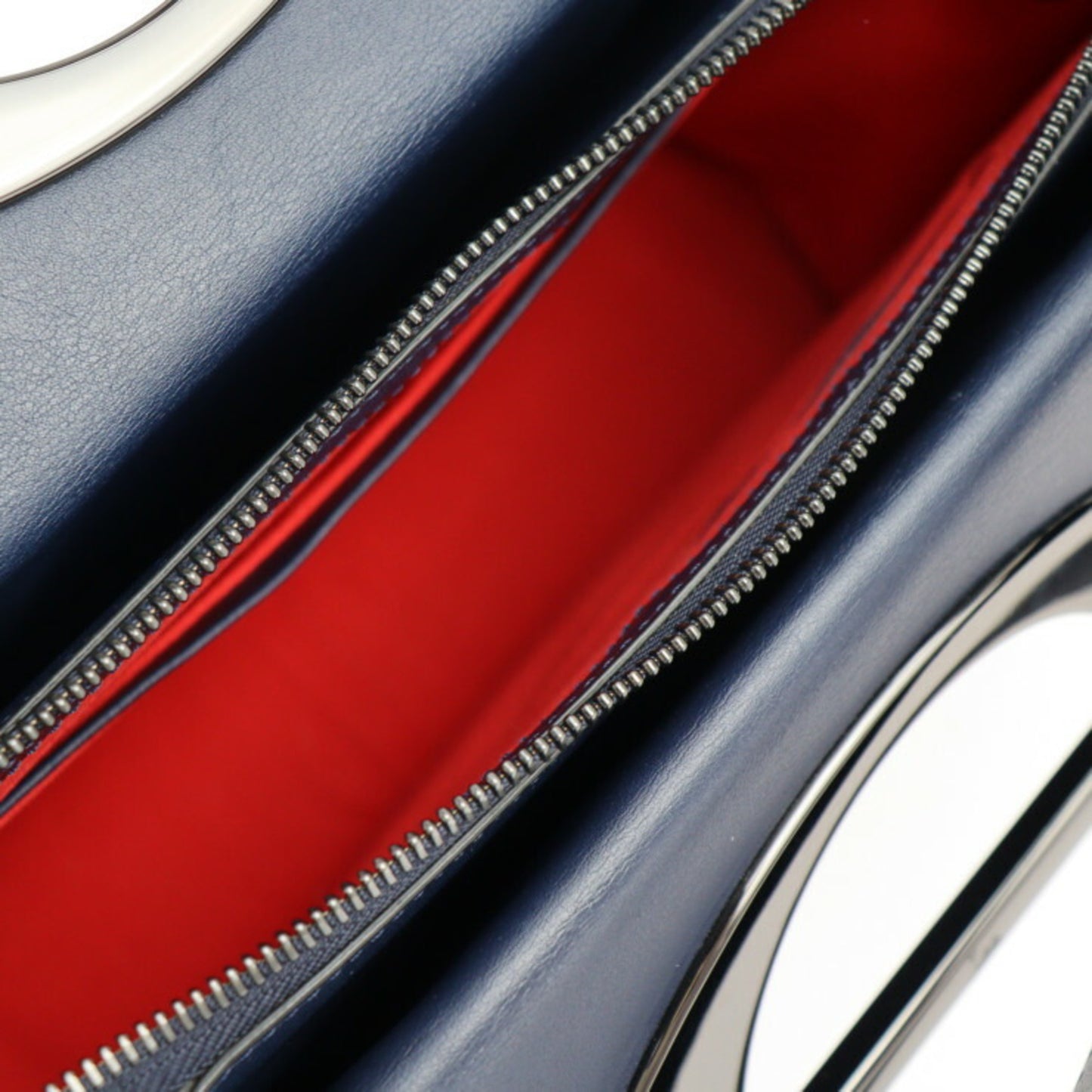 Christian Louboutin Passage, Navy, Leather, shoulder