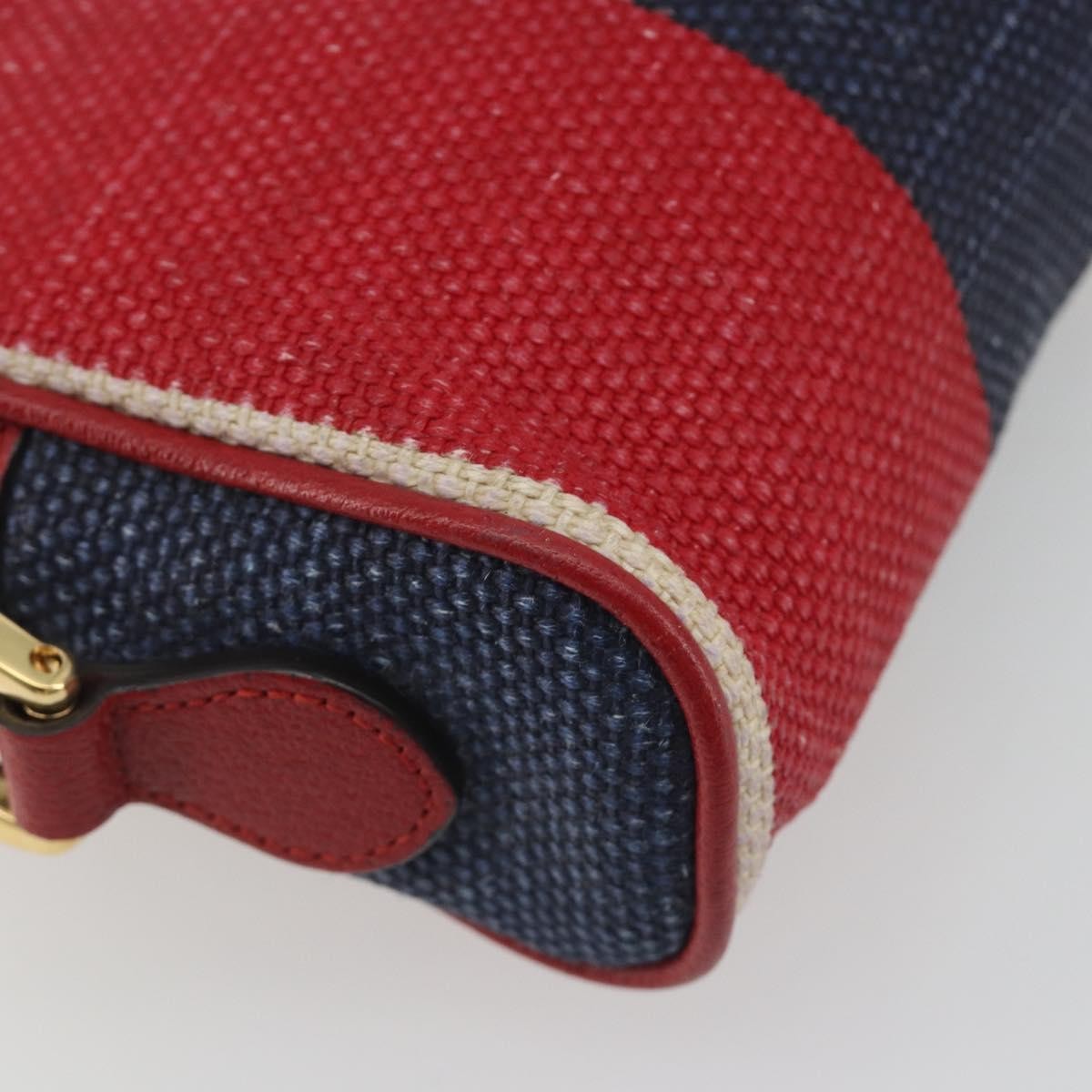 Gucci Ophidia Striped Canvas, Red, Canvas, Shoulder Bag