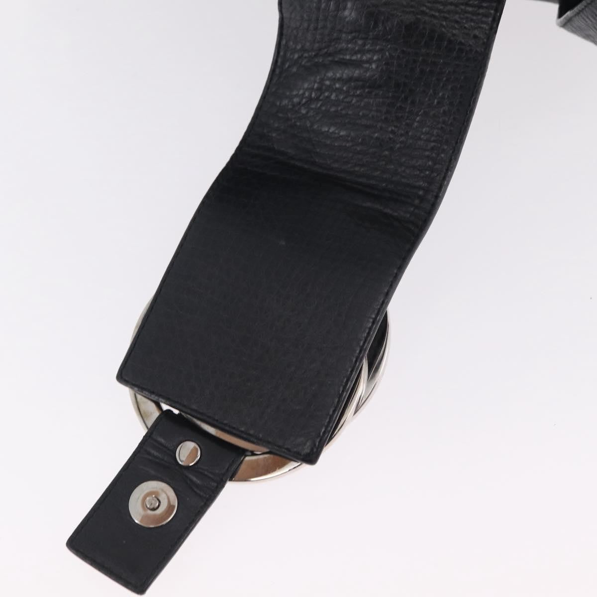 Bvlgari Chandra Hobo Leather, Black, Leather, Shoulder Bag