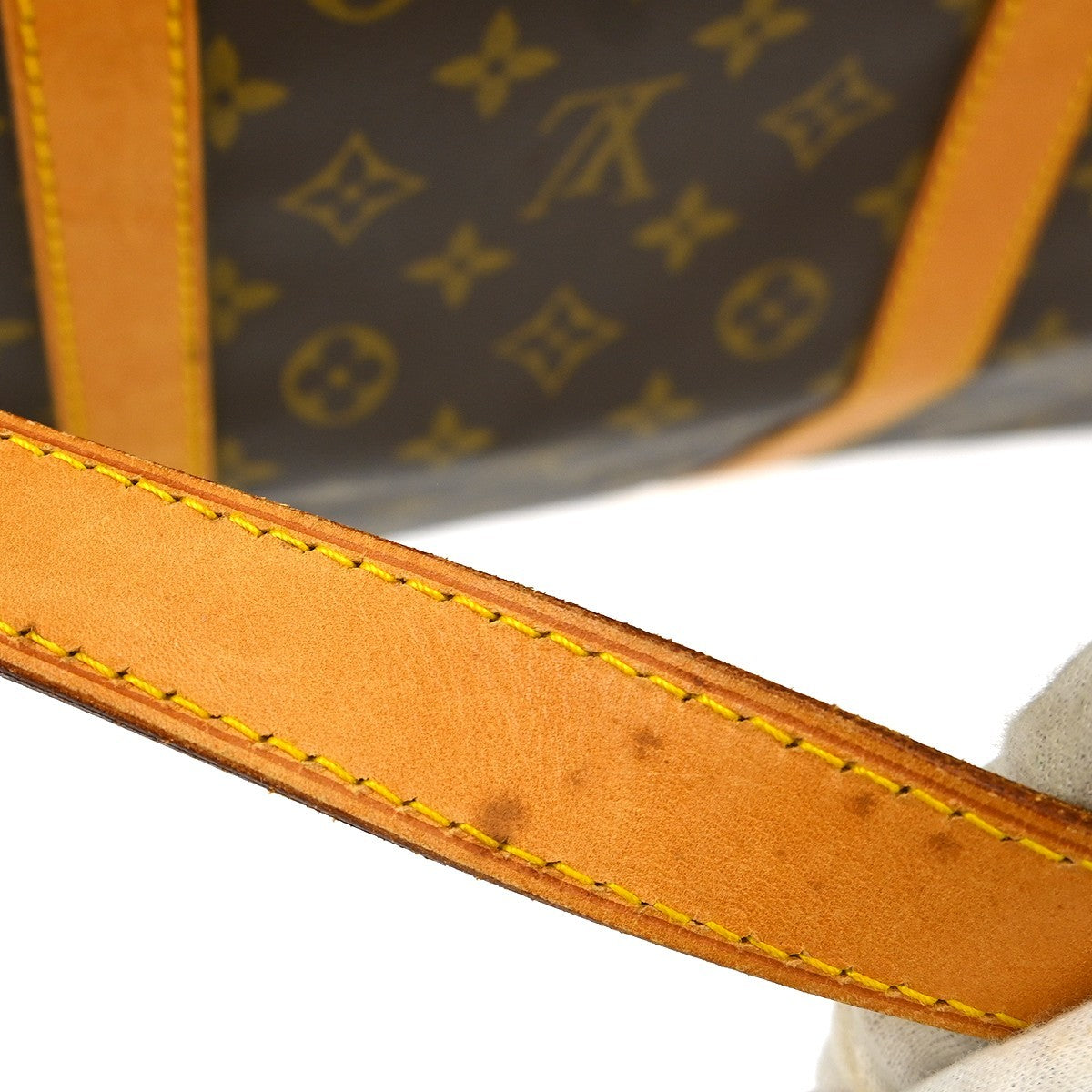 Louis Vuitton Keepall Bandoulière Monogram, Brown, Canvas, Travel Bag