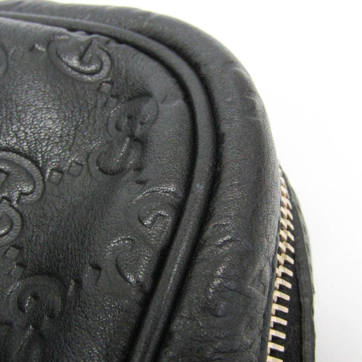 Gucci Convertible Briefcase Guccissima Leather, Black, Leather, Briefcase