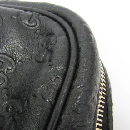 Gucci Convertible Briefcase Guccissima Leather, Black, Leather, Briefcase
