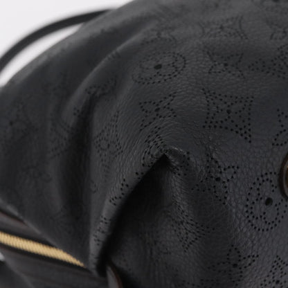Louis Vuitton Galatea Mahina Leather, Black, Leather, Handbag