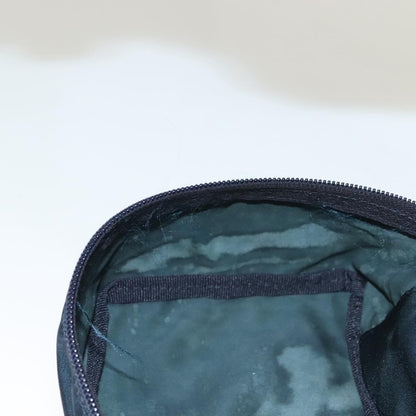 Prada Zip Around Toiletry Tessuto, Navy, Nylon, Clutch