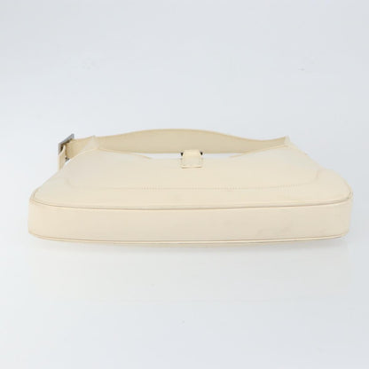 Gucci Jackie Original Shoulder Bag Leather, WHITE, LEATHER, Shoulder bag