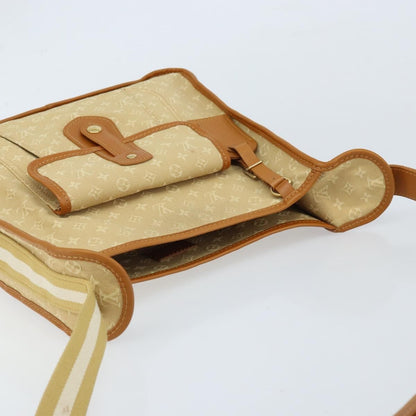 Louis Vuitton Mary Kate Messenger Mini Lin, Beige, Canvas, Shoulder Bag