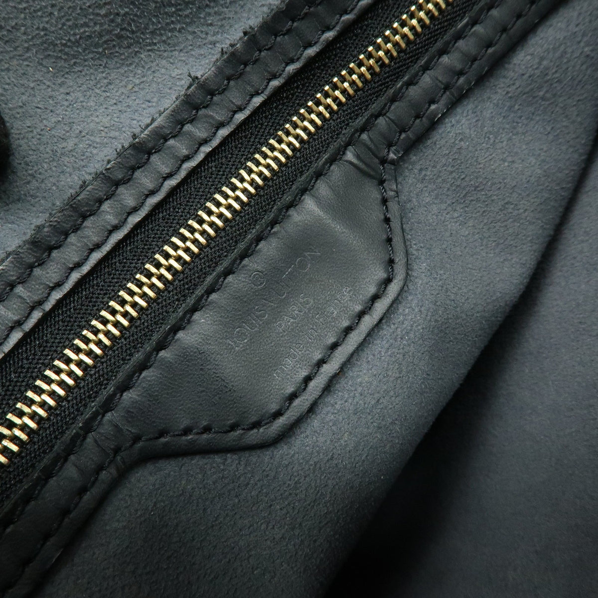 Louis Vuitton Petit Bucket Epi Leather, Black, Leather, Handbag
