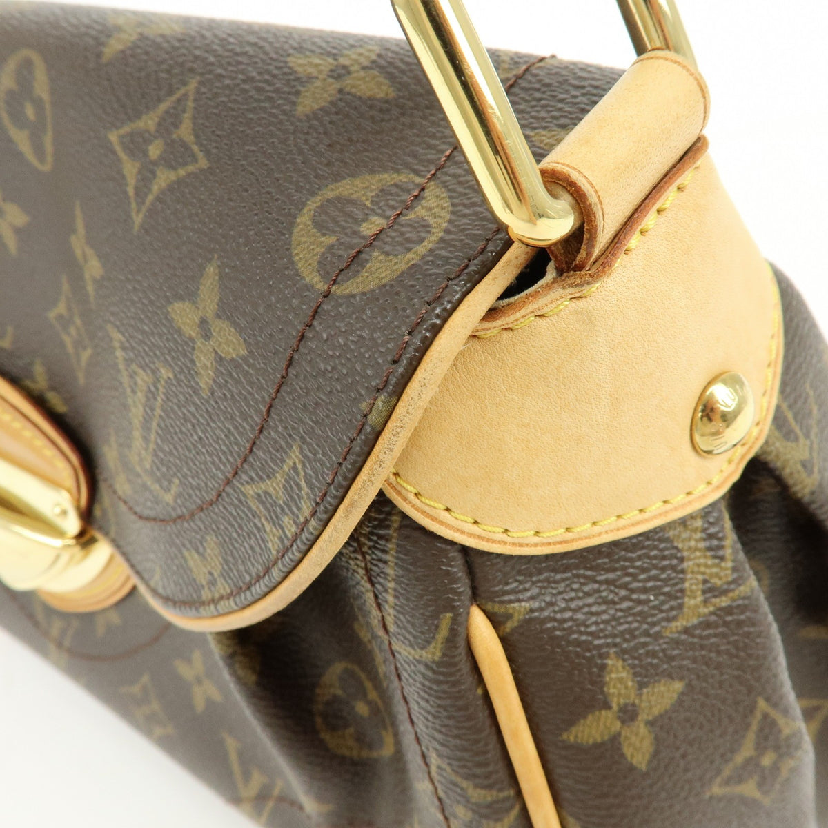 Louis Vuitton Beverly Monogram Canvas, Brown, Canvas, Handbag