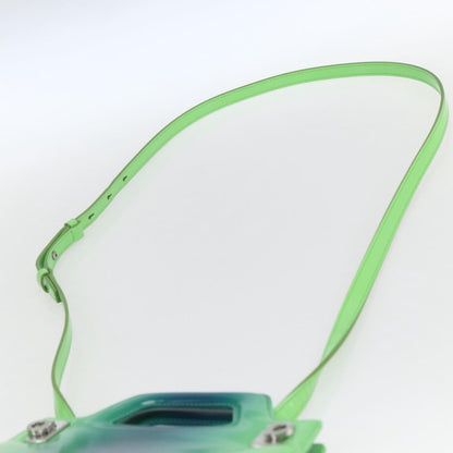 Salvatore Ferragamo Wanda Top Handle Shoulder Gradient Leather, Green, Patent Leather, Handbag
