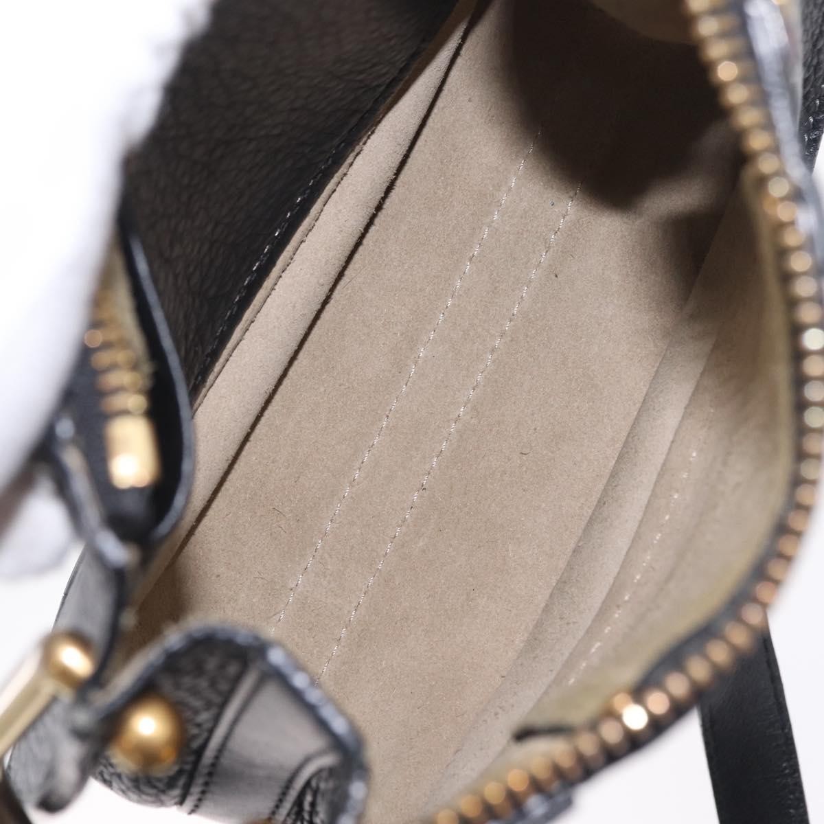 Chloe Hayley Hobo Leather, Black, Leather, Shoulder Bag