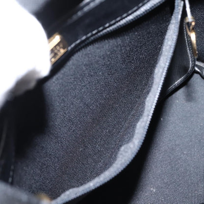 Christian Dior Vintage Honeycomb Canvas, Black, Canvas, Shoulder Bag