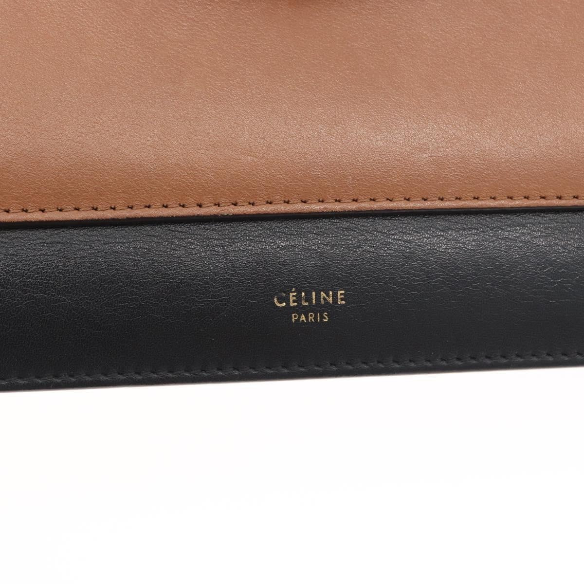Celine Pocket Envelope Leather, Multicolour, Leather, Shoulder Bag