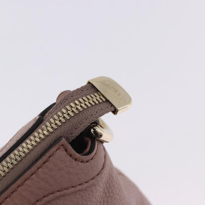 Gucci Soho Working Leather, Pink, Leather, Tote Bag