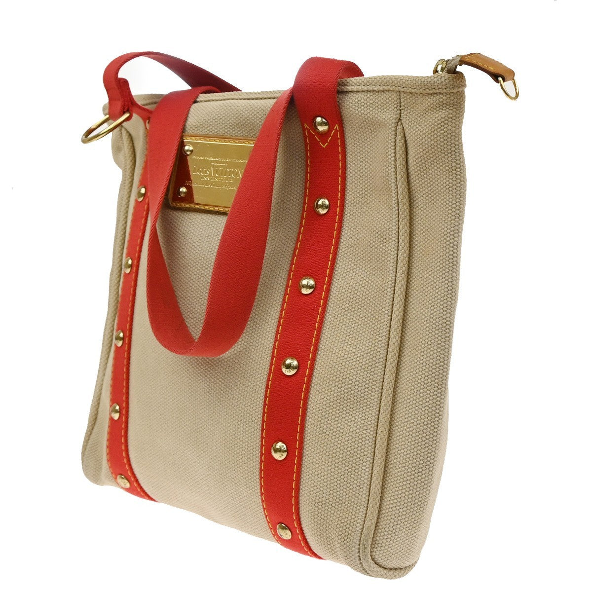 Louis Vuitton Antigua Canvas, Beige, Canvas, Tote Bag