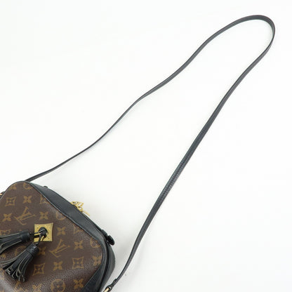 Louis Vuitton Saintonge Monogram Canvas with Leather, Brown, Canvas, Handbag