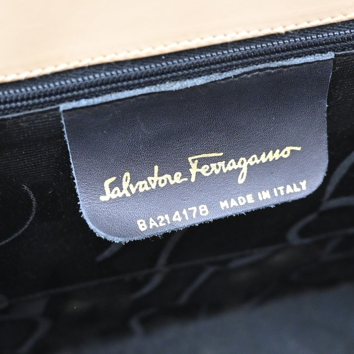 Salvatore Ferragamo Convertible Vara Bow Tote Leather, Beige, Leather, Handbag