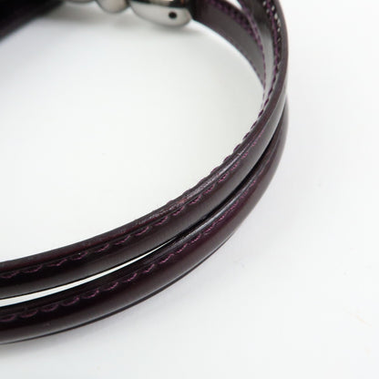 Christian Dior Handbag Leather, Purple, Patent Leather, Handbag