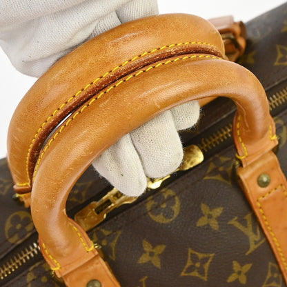 Louis Vuitton Keepall Monogram Canvas, Brown, Canvas, Travel Bag