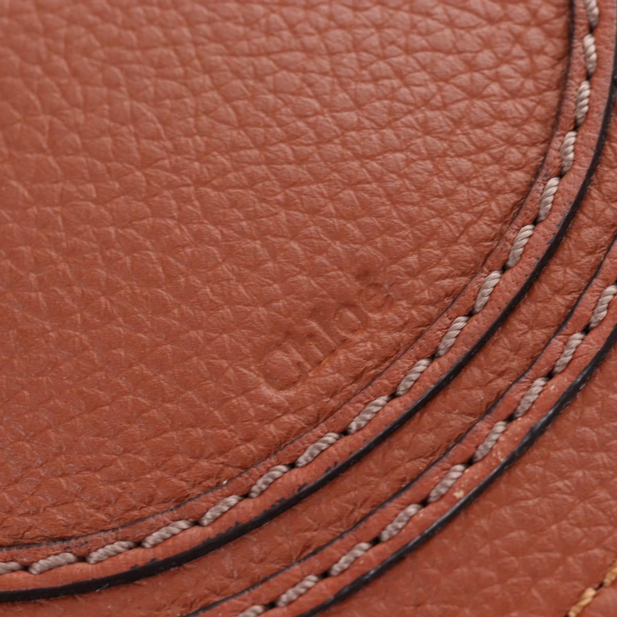 Chloe Marcie Leather, Brown, Leather, Crossbody Bag