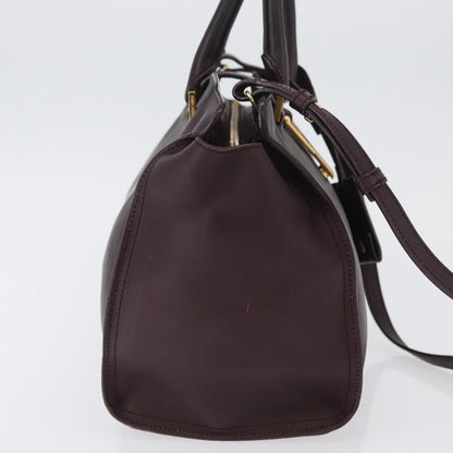 Saint Laurent Classic Y Cabas Leather, Purple, Leather, Tote Bag
