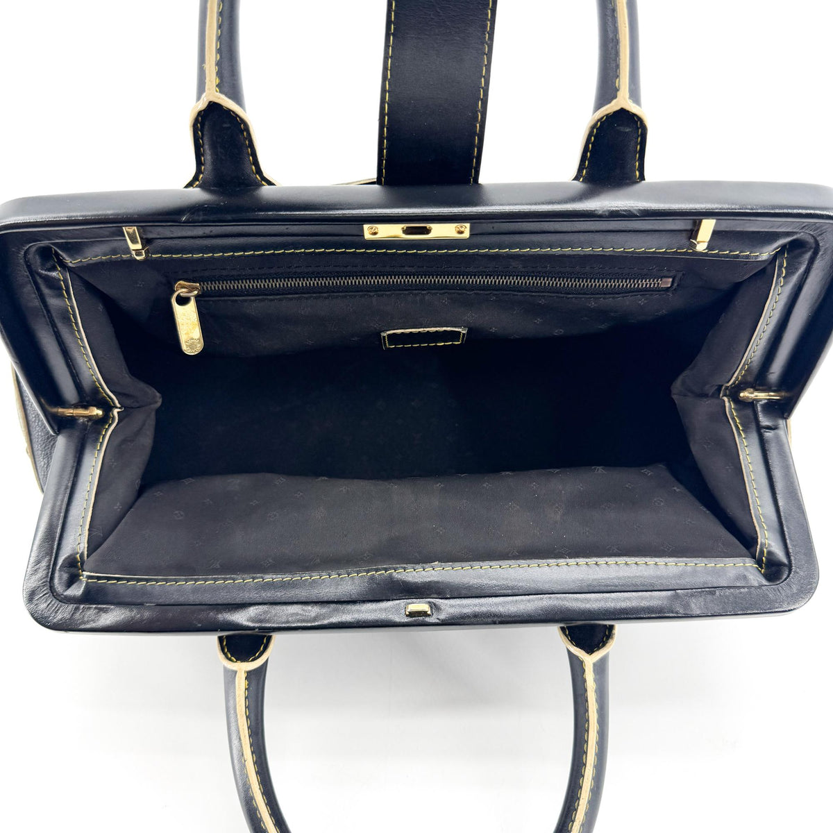 Louis Vuitton Suhali L'Ingenieux Leather, Black, Leather, Handbag