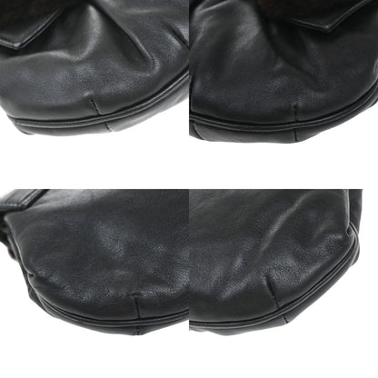 Fendi Vintage shoulderbag Leather, Black, Leather, Shoulder Bag