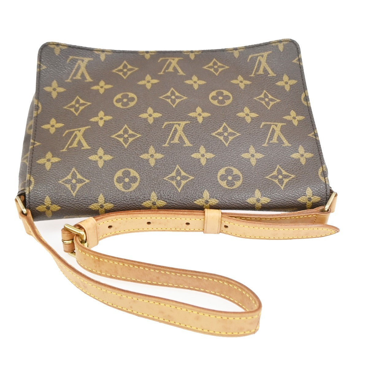 Louis Vuitton Musette Tango Monogram Canvas, Brown, Canvas, Shoulder Bag