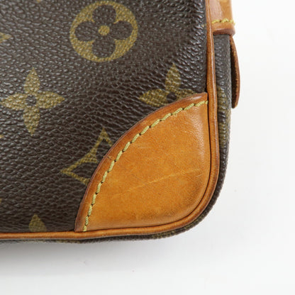 Louis Vuitton Marly Dragonne Clutch Monogram Canvas, Brown, Canvas, Clutch