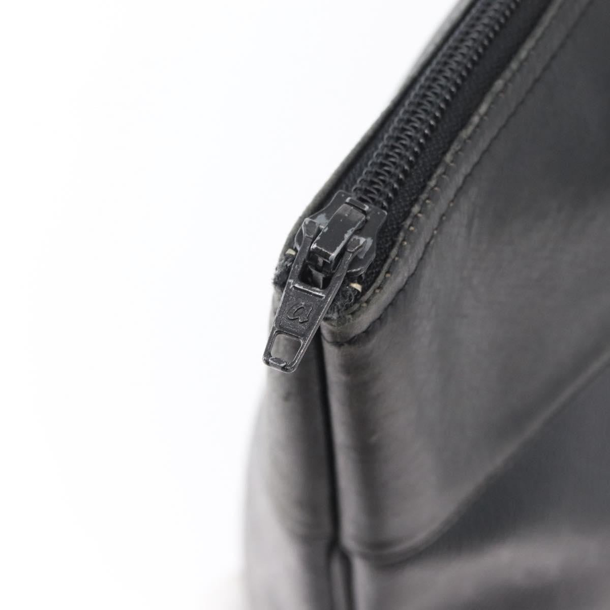 Christian Dior Vintage Honeycomb Canvas, Black, PVC, Shoulder Bag