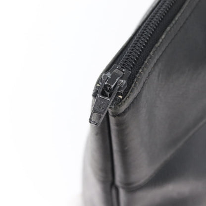 Christian Dior Vintage Honeycomb Canvas, Black, PVC, Shoulder Bag
