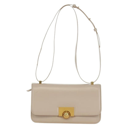 Bottega Veneta BV Classic Textured Calfskin, Beige, Leather, Handbag
