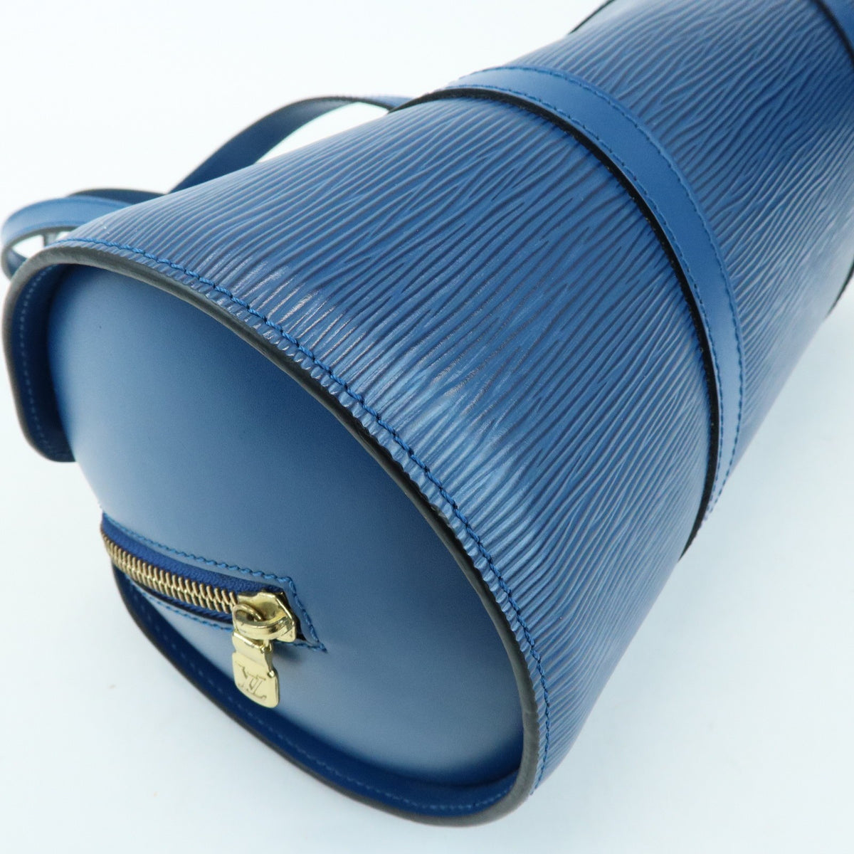 Louis Vuitton Soufflot Epi Leather, Blue, Leather, Tote Bag