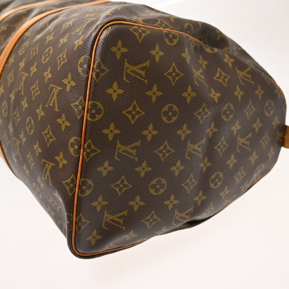 Louis Vuitton Keepall Monogram, Brown, Canvas, Travel Bag