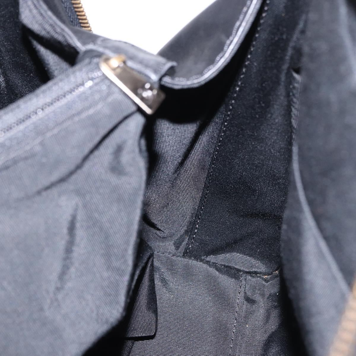 Chanel Surpique Zip Around Satchel Quilted Leather, Black, Leather, Handbag