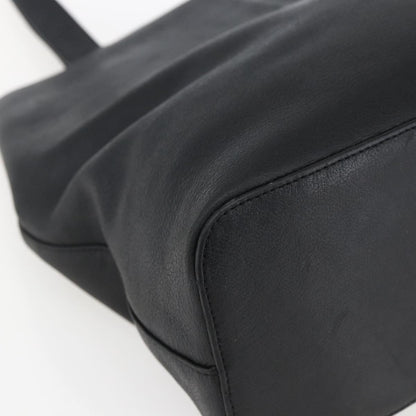 Burberry Vintage Leather, Black, Leather, Tote Bag