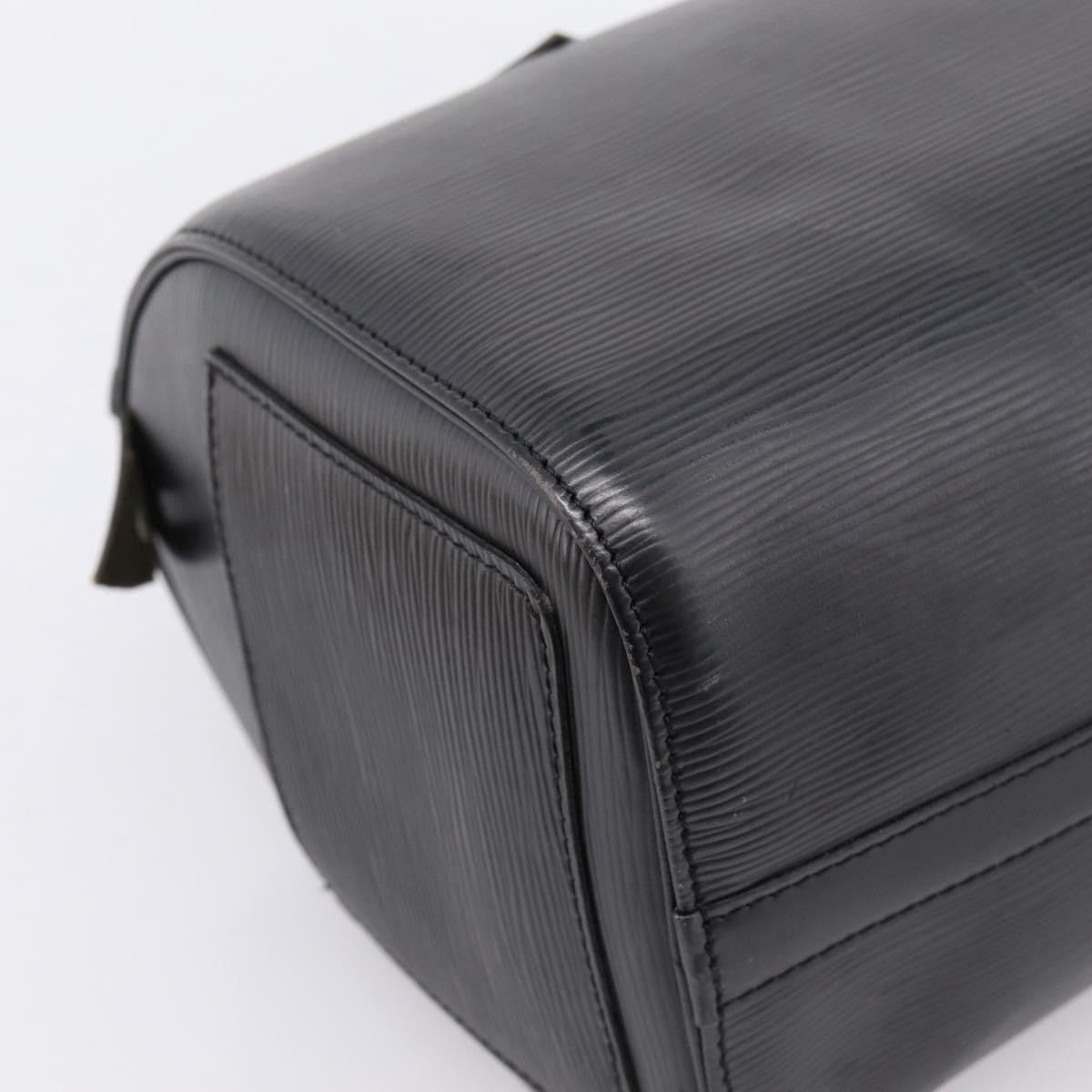 Louis Vuitton Speedy Epi Leather, Black, Leather, Handbag