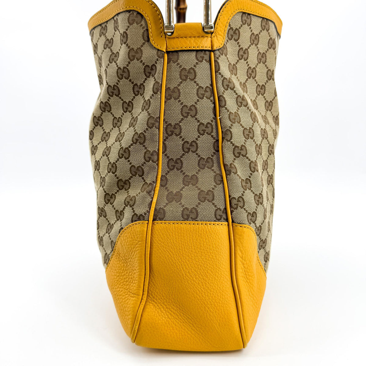 Gucci Diana Bamboo GG Canvas, Brown, Canvas, Shoulder Bag
