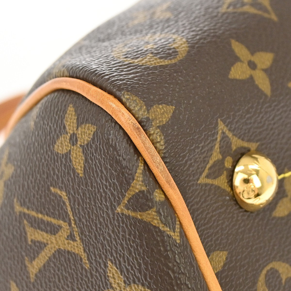 Louis Vuitton Tivoli Monogram Canvas, Brown, Canvas, Handbag