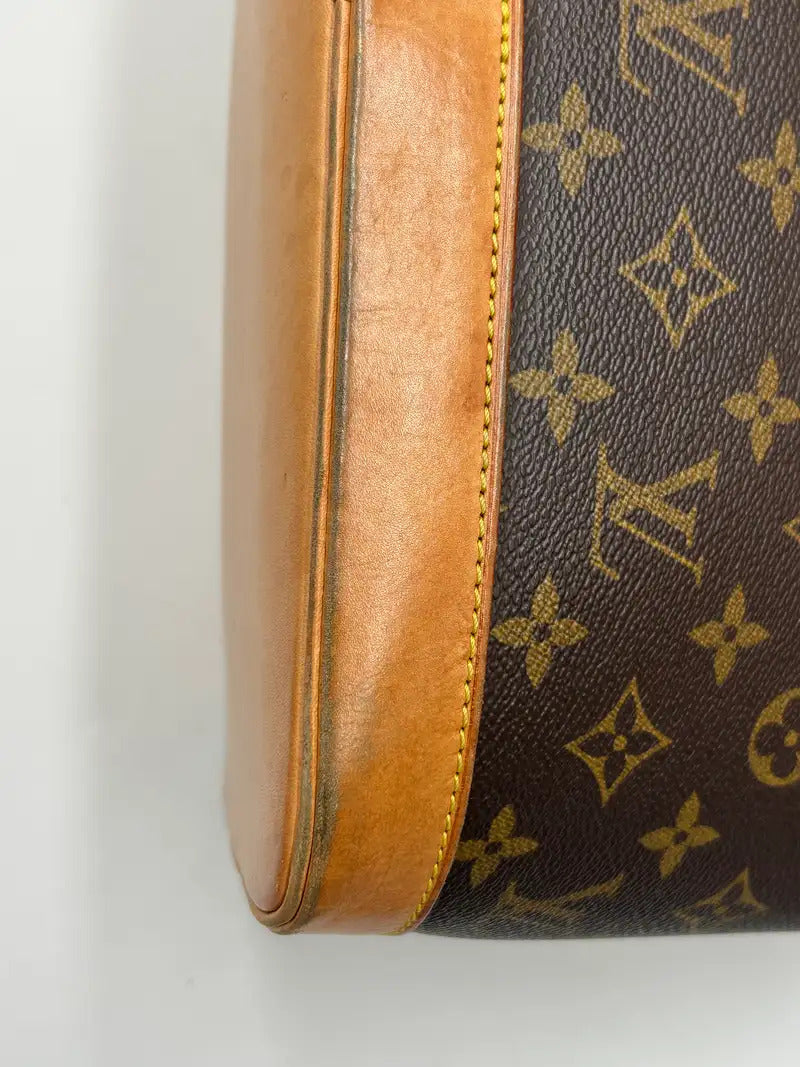 Louis Vuitton Alma Monogram Canvas, Brown, Canvas, Handbag